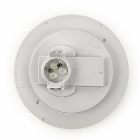 GROTE Lamp, Led Turn, Supernova 4 In. Full-Pattern, 2-Pin, Yellow, Grommet Mount, Male Pin 54643